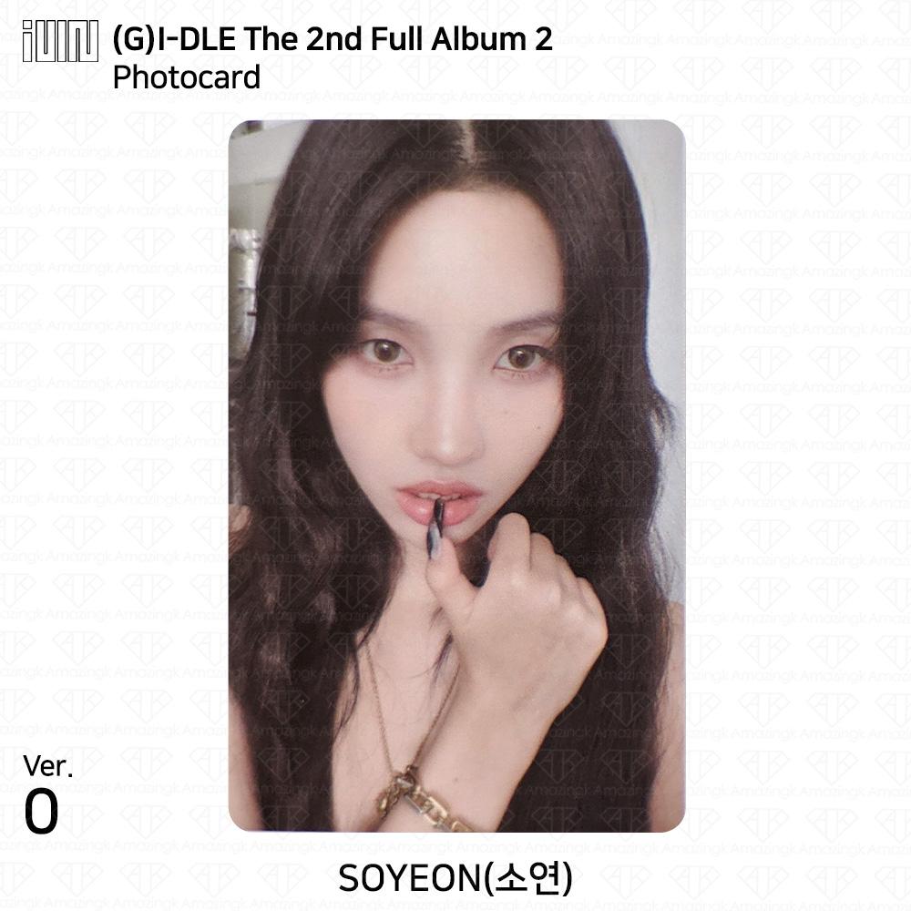 (G)I-DLE G-idle второй полный альбом 2 две фотокарточки мини-плакат открытка KPOP