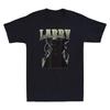 Evil Larry Cat Dank Brainrot Meme Funny Graphic Retro Men's Short Sleeve T-Shirt Fashionable and Street Hip-hop Men's Clothing
