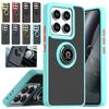 Armor Matte Case For Xiaomi 14T Pro 5G Cover Ring Magnetic Holder Stand Shockproof Coque Fundas