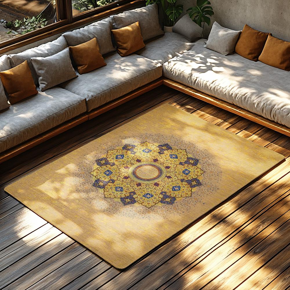 Элегантный персидский ковер, восточный ковер, нескользящий придверный коврик, винтажный бохо-декор, турецкий килим, современный акцент для дома, прочное напольное покрытие