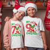 Christmas Printed 1-9 Christmas Child Clothes Cotton Boys Girls Short Sleeve T-shirt Kids Graphic Tee Xmas Holiday T Shirt Gifts
