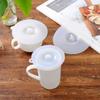 Mug Suction Cap Airtight Silicone Leakproof Coffee Seal Kitchen Cup Cover Transparent Silicone Non-toxic Glass Ceramic Cup Lid