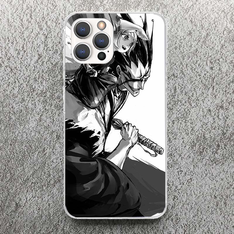 Чехол для телефона Bleach Зараки Кенпачи Для iPhone 17 16 15 14 13 12 11 Pro Max Mini Plus Air 7 SE 8 Мягкий силиконовый печатный корпус Funda F