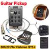 Пластиковый звукосниматель для гитары 301 с тюнером Предусилитель для гитары Presys EQ Эквалайзер Пьезозвукосниматель Эквалайзер для резонаторного отверстия гитары Детали Аксессуары