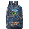 Football Printed Student Backpack Multifunctional Usb Interface Large Capacity Leisure Travel Backpack