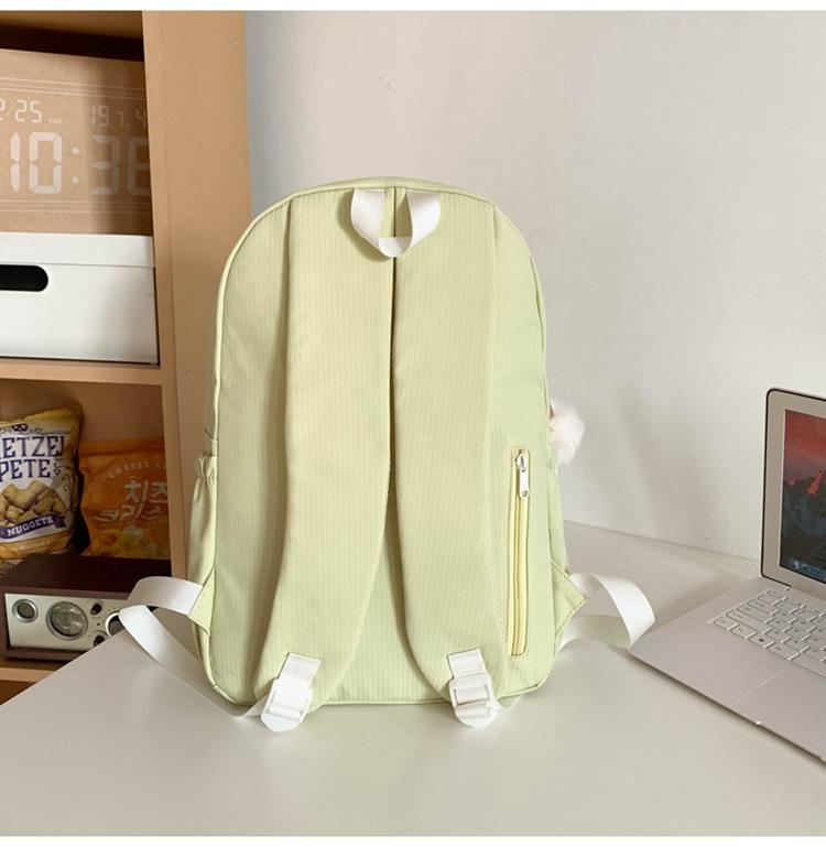 Женская однотонная школьная сумка, рюкзак для школьников младших классов, большой вместительный компьютерный рюкзак