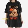 Футболка Resident Evil Requiem Chunk, Винтажная футболка Eat Shit Chunk, Хоррор-футболка с графикой