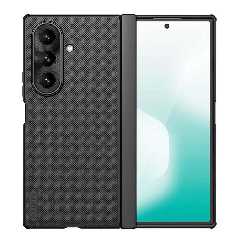 Hand Sweat KillerMagnetic Case for Samsung W26/Z Fold 7, Full Camera Protection, Shockproof, Matte Slim Protective Cover, Black