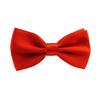 Men Bow Tie Detachable Design Adjustable Fit Solid Color Formal Bow Tie