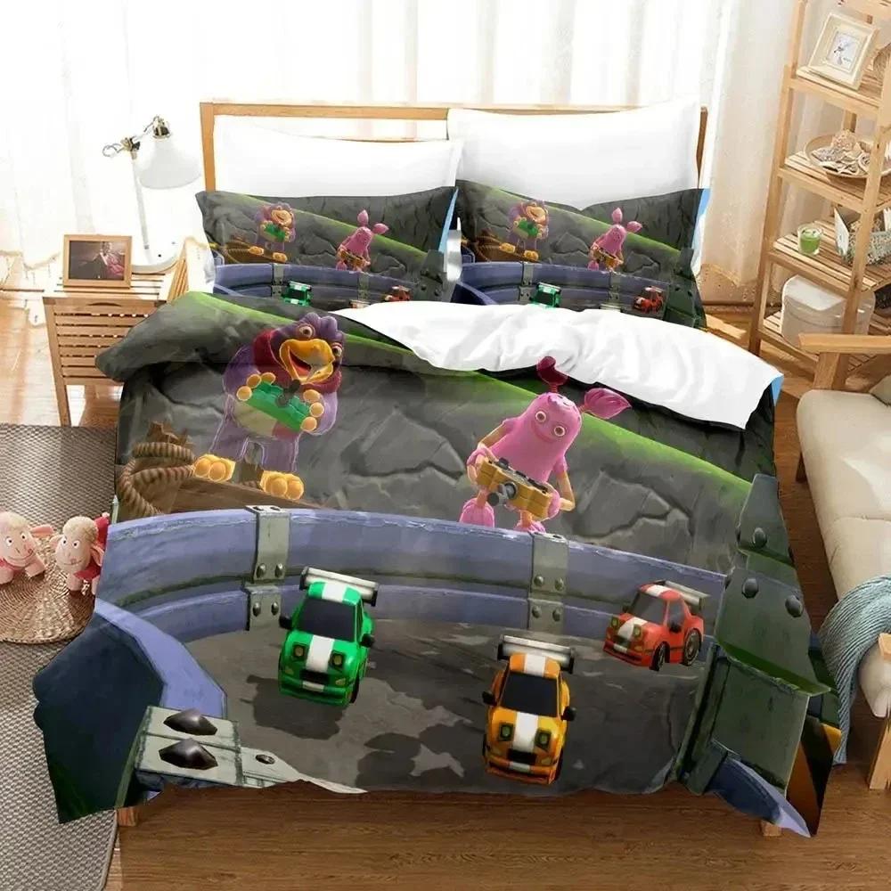Game My Singing Monsters Bedding Set Printed Bed Set With Pillowcase Duvet Cover Soft Queen King Size Bedclothes Home Boys Adult