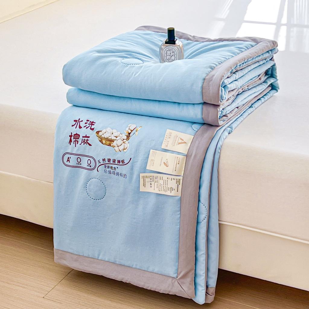 Летнее одеяло с кондиционером, тонкое одеяло из соевого хлопка, студенческое общежитие, весна и осень, летнее прохладное одеяло