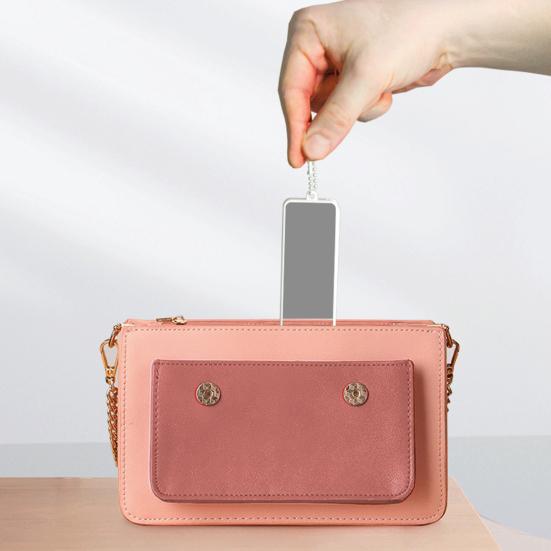 Folding Comb Mirror with High-Definition Glass 2 In 1 Portable Compact Design Portable Grooming