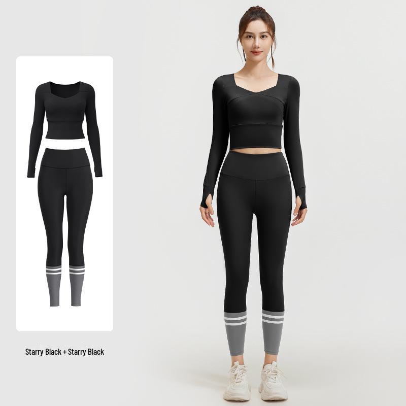 Juyitang Women's Stylish Yoga and Pilates Slim Fit Sports Suit