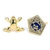 Harry Potter Stud Earring Set Time Turner, Chocolate Frog, Glasses & Lightning Bolt