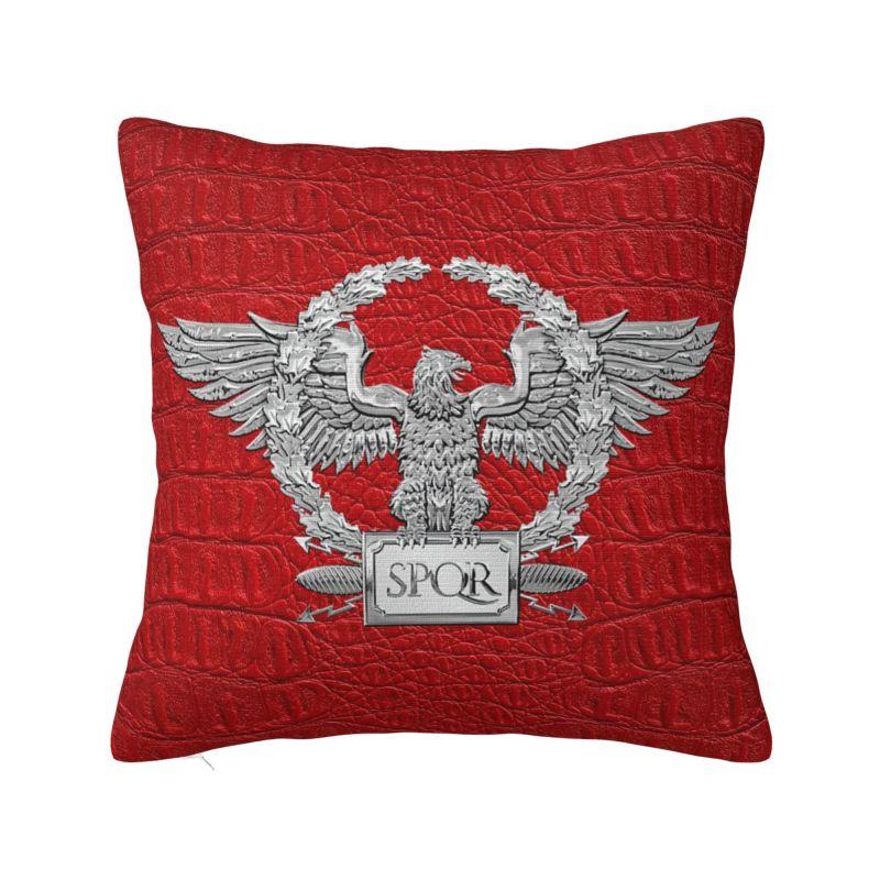Custom Vintage Gold Roman Empire Eagle Throw Pillow Covers Decor Home Nordic Rome SPQR Emblem Outdoor Cushions Square Pillowcase
