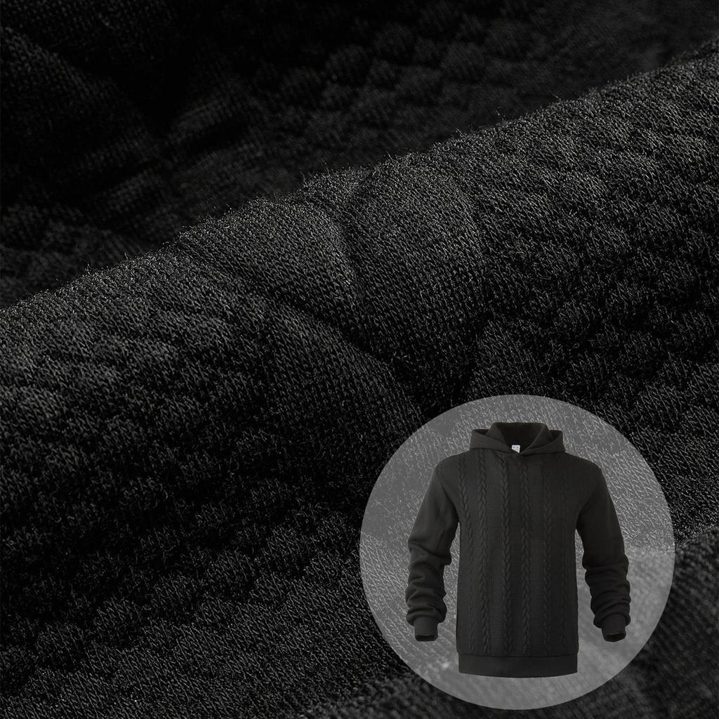 Мужское худи однотонное повседневное модное с длинным рукавом пуловер толстовка