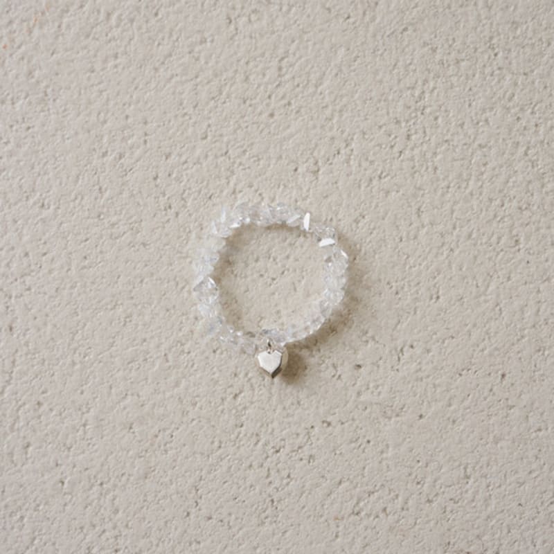 THE PART OF Crystal Heart_Ring