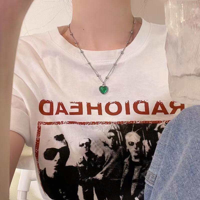 1 шт. термохромное ожерелье с подвеской «Любовь», женская модная цепочка на ключицу, подарок для пары