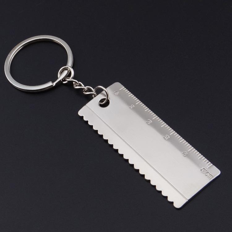Simulation Mini Caliper Key Chain Movable Wrench Key Chain Screwdriver Tool Pendant Tide Man Car Key Chain Men's Keychains Keyrings