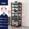 1.6m 8-Layer Audio Rack for Amplifiers and CD/Mixer Storage