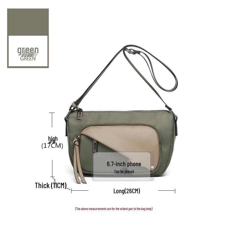 Женская сумка кроссбоди из натуральной кожи большой вместимости (2025) - Универсальная повседневная сумка через плечо из коровьей кожи