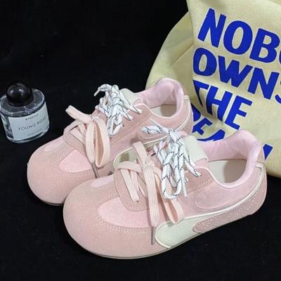 Ретро платформа женские весенне-летние новые красные туфли на плоской подошве повседневные универсальные спортивные туфли