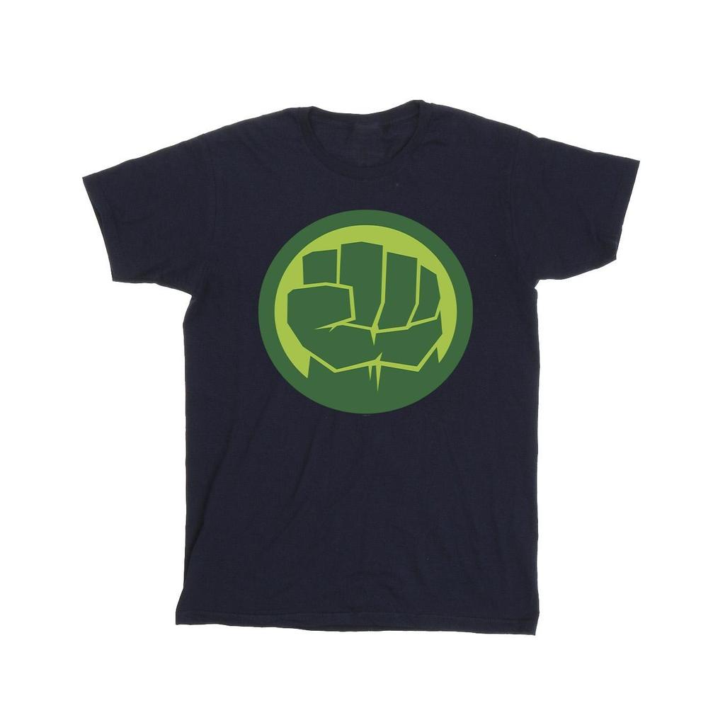 Marvel Mens Hulk Chest Logo T-Shirt