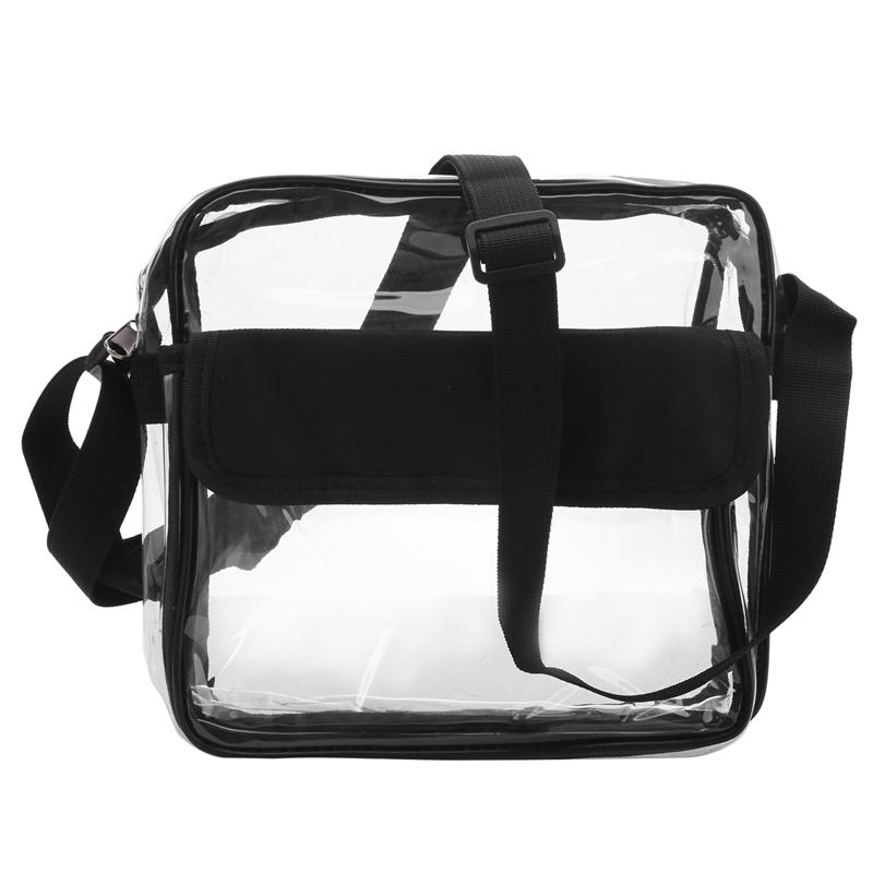 Transparent Single Shoulder Bag Travel Storage Shopping Bag Shoulder Crossbody Bag for Women