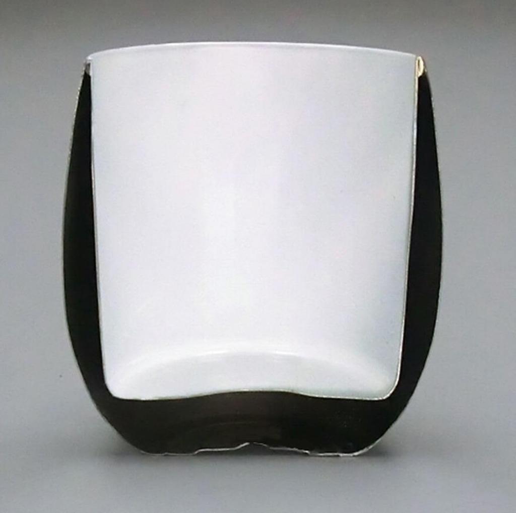 Pair of 250ml Stainless Steel Cups with a Feel and Vacuum Sealing J-Kitchens Ceramic-Like Double-Walled