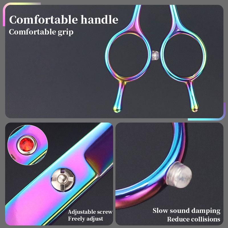 Pet Grooming Scissors High Quality Professional 7 Inch Dog Straight Shears Pets Beauty Sharp Edge Animals Hair Cutting Tools