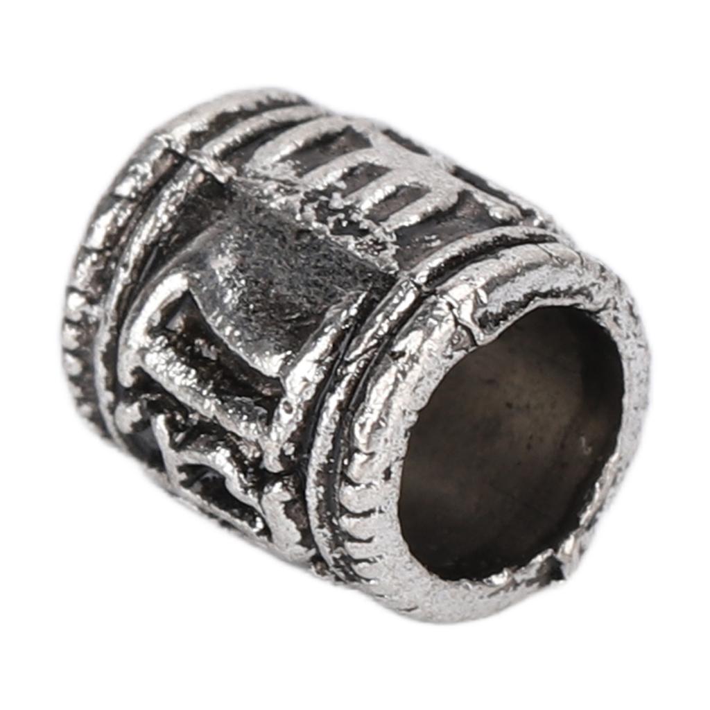 50 шт. бусины для бороды DIY винтажные сплавные плетение волос дреды бусины для волос для мужчин и женщин