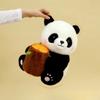 Милая Панда Хуахуа Фа Цай Яблоко Плюшевая Игрушка Кукла Чэнду Тряпичная Кукла Сувенир для Путешествий Подарок