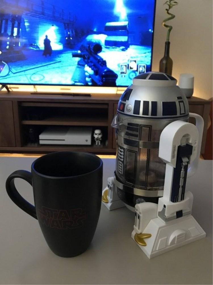 Creative R2D2 Mini Pour-Over Coffee Maker & Thermos Pot