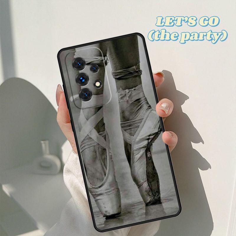 Балерина На Пуантах Балетные Тапочки Туфли Танец Танцор чехол Для Samsung A42 A31 A40 A51 A71 A32 A80 A91 A52 A72 A50 A70 A11 A12