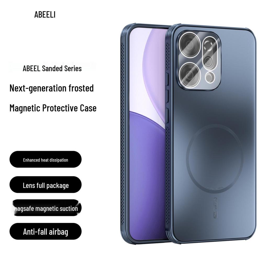 Противоударный магнитный матовый чехол с полным покрытием для OPPO Reno 14/13 Pro