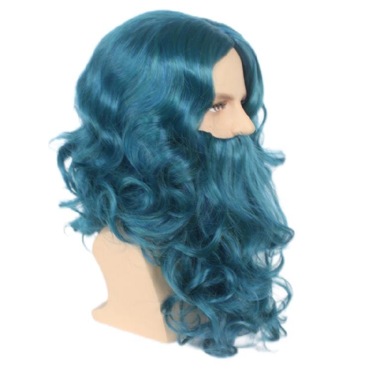 Борода и парик Санта-Клауса Набор аксессуаров для костюма Санты на Рождество, день рождения ребенка