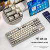 Беспроводная Bluetooth-клавиатура Free Wolf M87, двухрежимная, бесшумная, механическая, русская, для игр