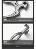 Titanium Alloy Multi-Function EDC Keychain Tool: Pry Bar & Portable Nail Puller