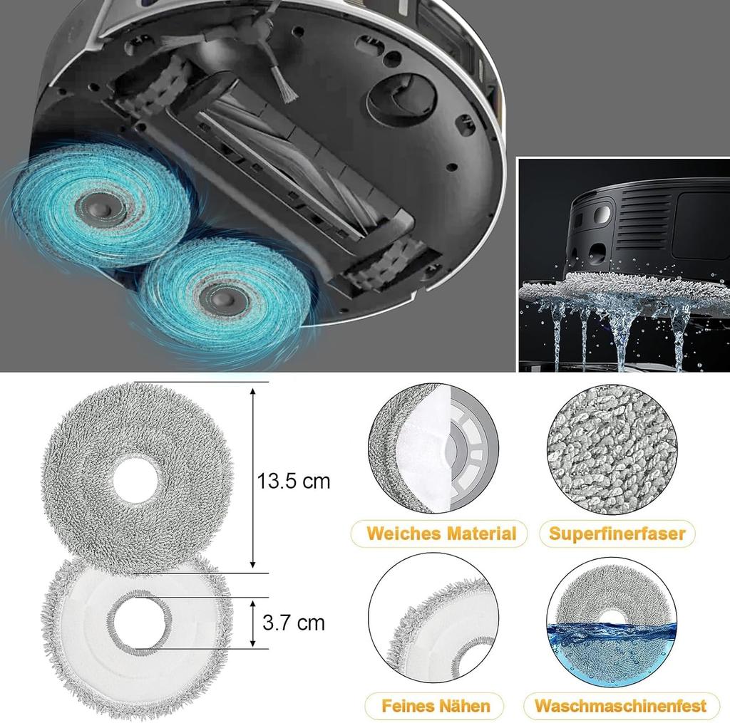 Для пылесоса Dreame Bot L30 Ultra L20 Ultra, расходные материалы, основная боковая щетка, Hepa-фильтр, аксессуары для пылесоса
