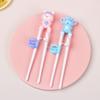 1 Pair Cartoon Kids Baby Training Chopsticks Learning Chopsticks Beginner Chopstick Eating Helper