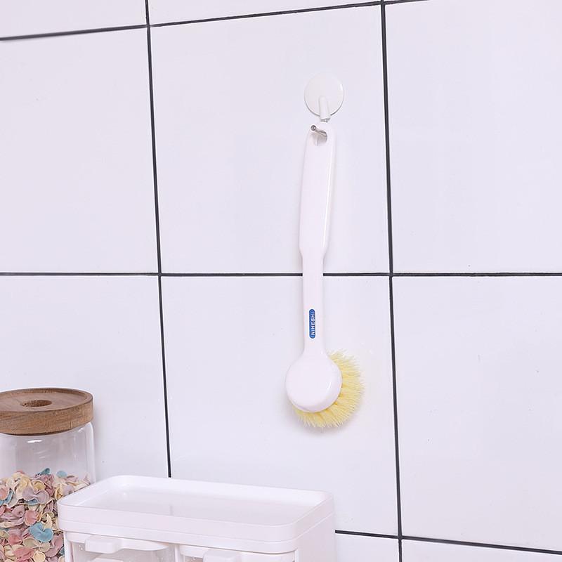 Heavy Duty Dish Scrubber With Pp And Nylon Bristles For Pots Pans Utensils And