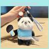 Table Tennis Series Panda Plush Keychain With Durable Polyester For Bag Decoration And Gift Use