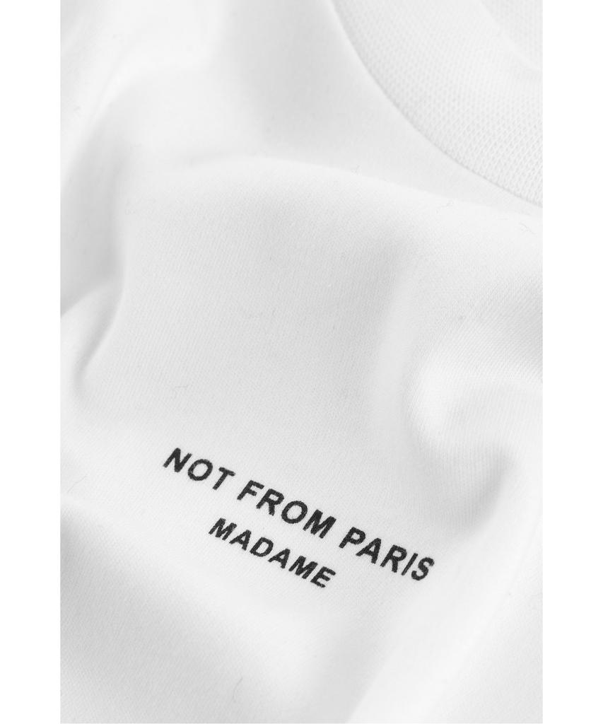 DROLE DE MONSIEUR Классическая футболка со слоганом Le T-Shirt Slogan Classique D0Tcs26002Whx