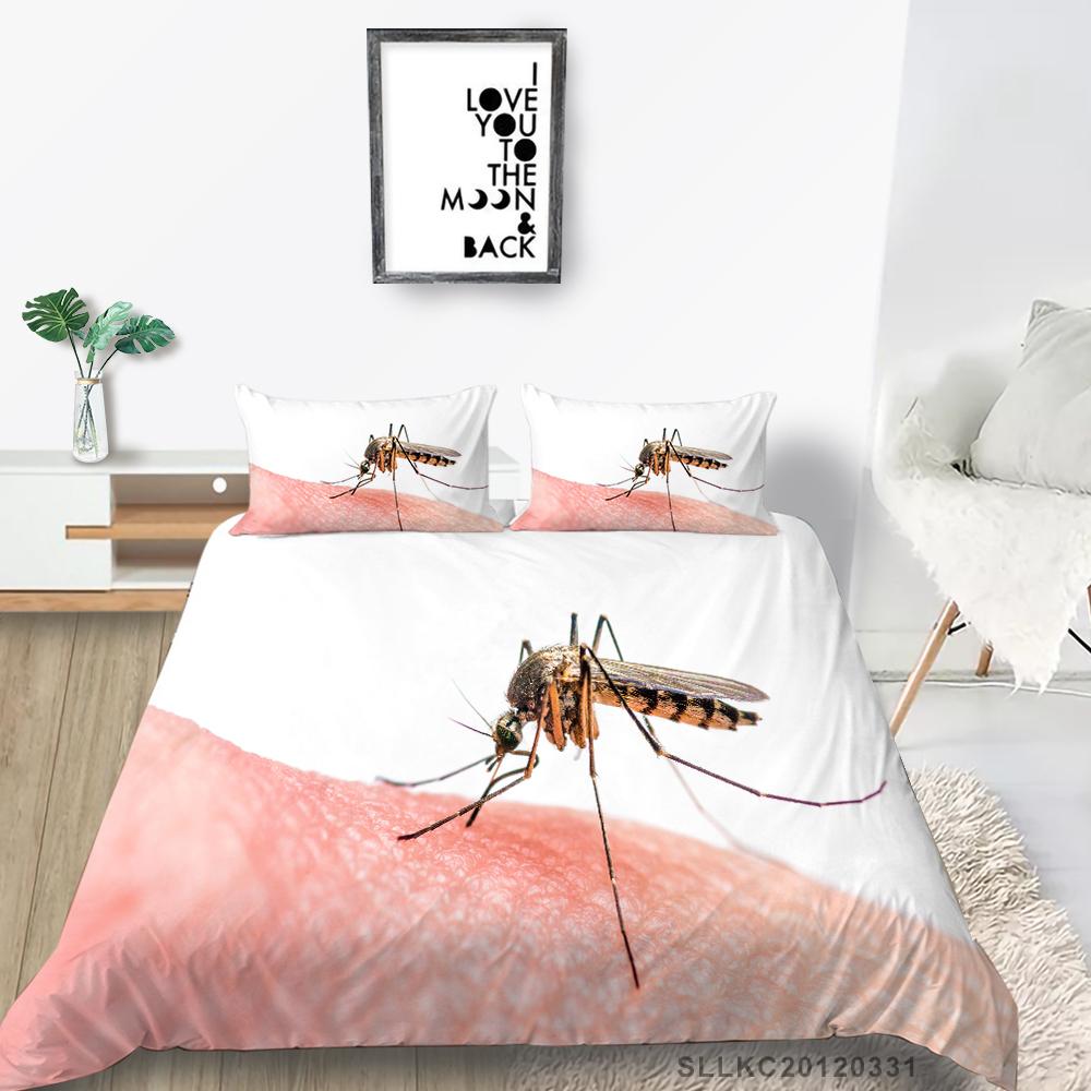 Duvet Cover Washed Breathable Home Bedding Set Microfiber Children Teen King Double Size Highly Quality Misquito Quilt Cover