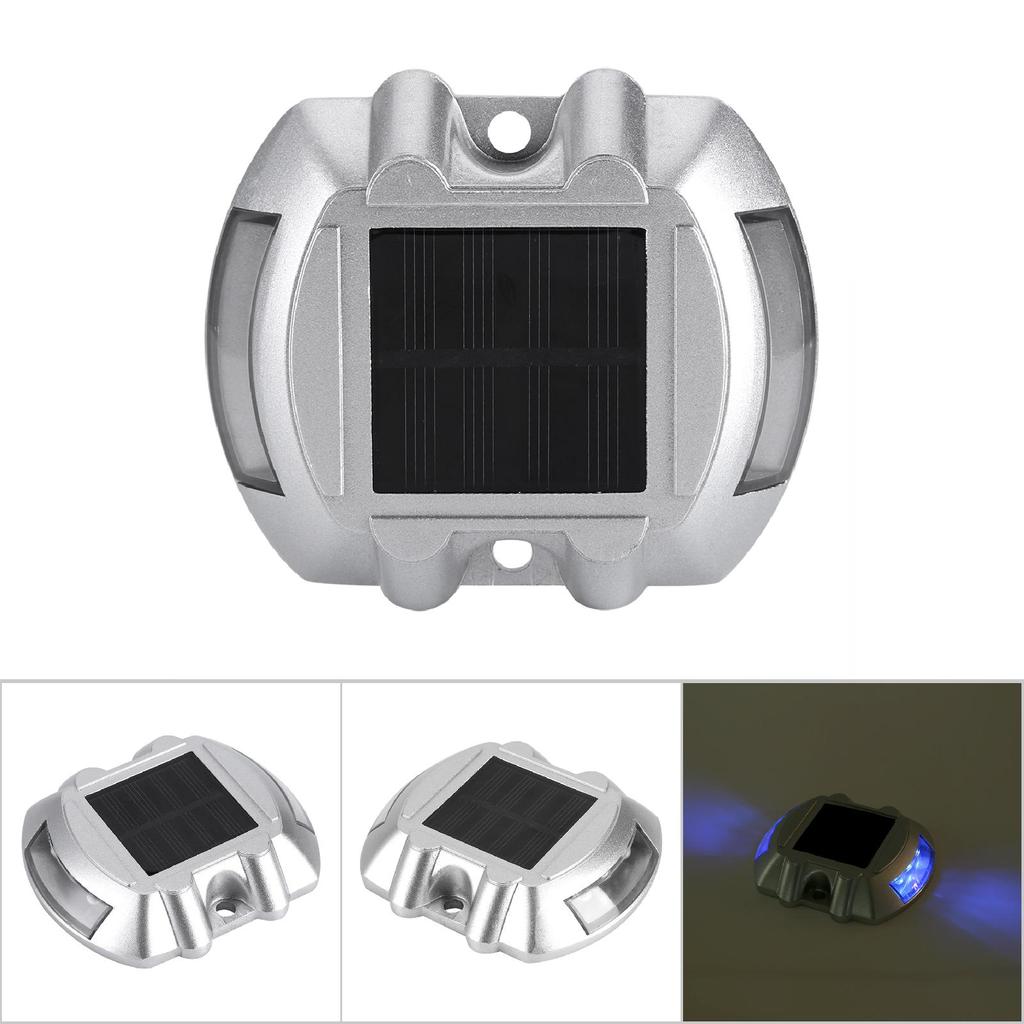 Casting Aluminum Solar Power Water Resistant 6 LED Lamp Outdoor Road Driveway Pathway