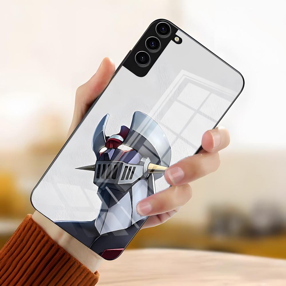 Чехол для телефона-робота Мазингер Z для Samsung A25 A13 A33 5G A54 A36 A35 A56 A52 A14 Ударопрочная стеклянная крышка