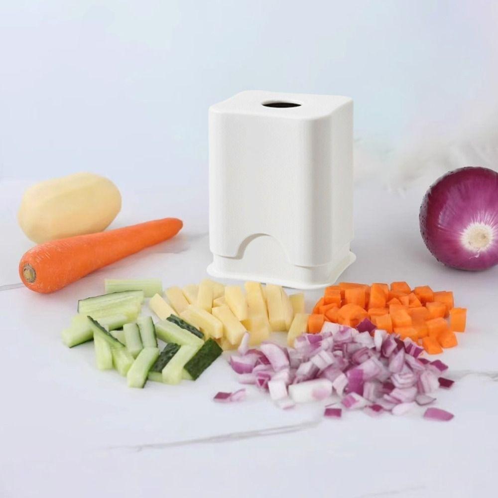 Efficient Vegetable Chopper Hand Press Vegetable Cutter Carrot Dicing Artifact Salad