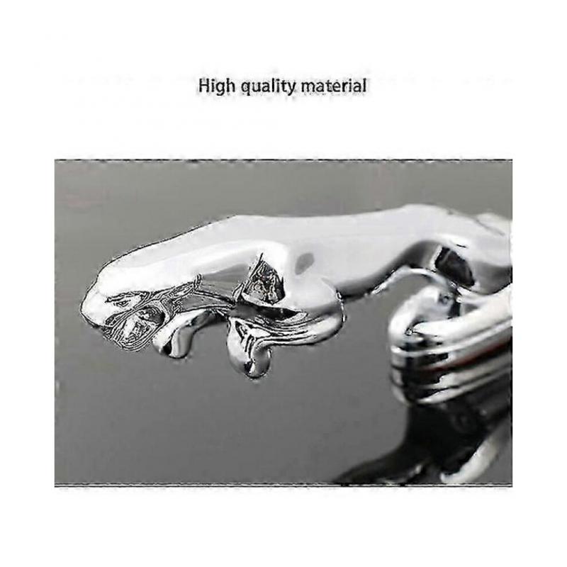 3D Emblem for Jaguar Car Logo Front Hood Ornament Car Cover Chrome Eagle Brand Car Accessories for Jaguar XF XJ XE XK XKR XFL XJS E Accessories