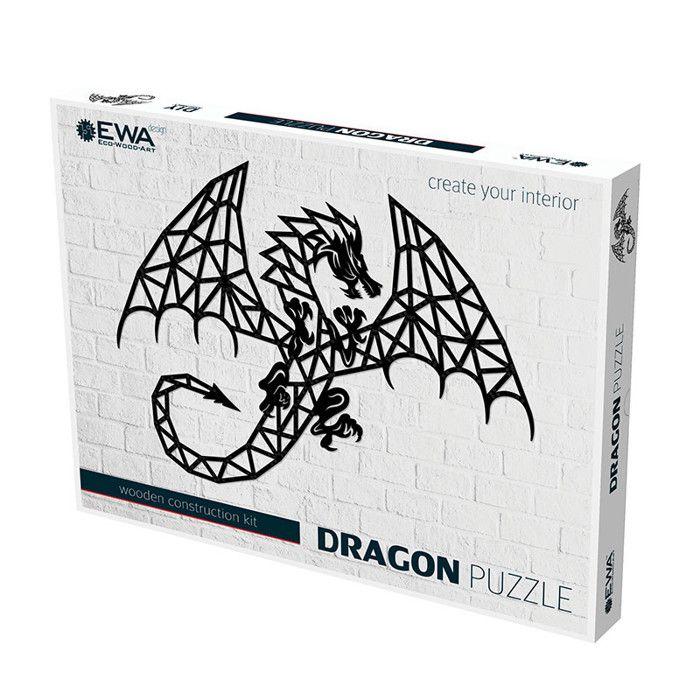 Puzzle mural en bois - Dragon 94,8 cm