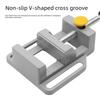 Aluminum Alloy Mini Bench Vise with Fast-Action Flat Jaws for Easy Part Fixing